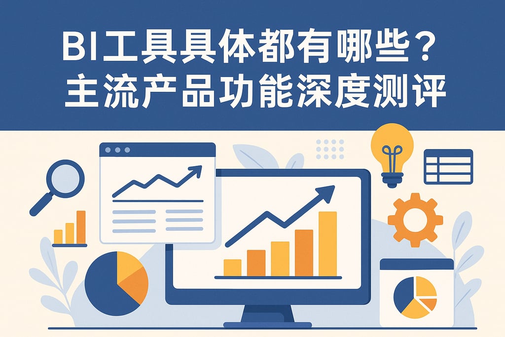 BI工具具体都有哪些？主流产品功能深度测评"